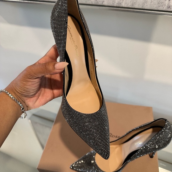 Gianvito Rossi Glitter Pumps sz 40 - Picture 6 of 7